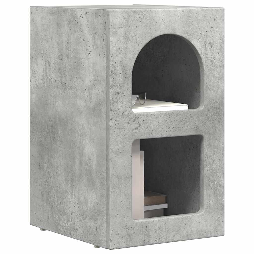 Éjjeli asztal ELST 2 db Beton Szürke 29,5 x 33,5 x 50 cm