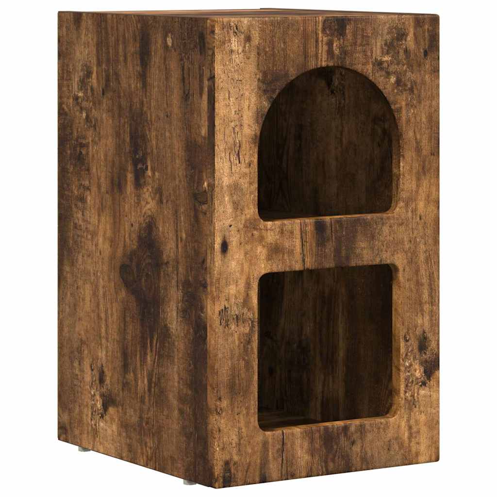 Éjjeli asztal ELST 2 db Füstölt tölgy 29,5 x 33,5 x 50 cm