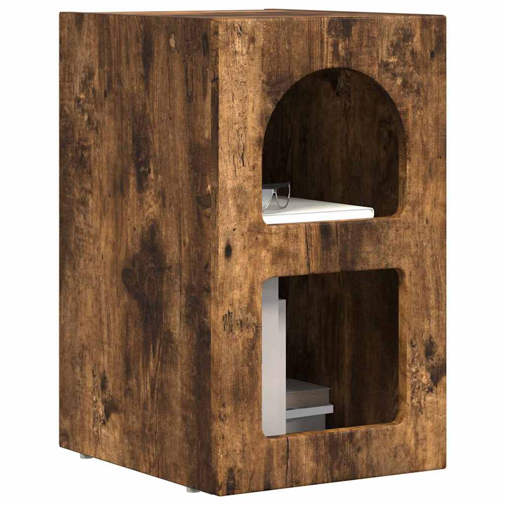 Éjjeli asztal ELST 2 db Füstölt tölgy 29,5 x 33,5 x 50 cm
