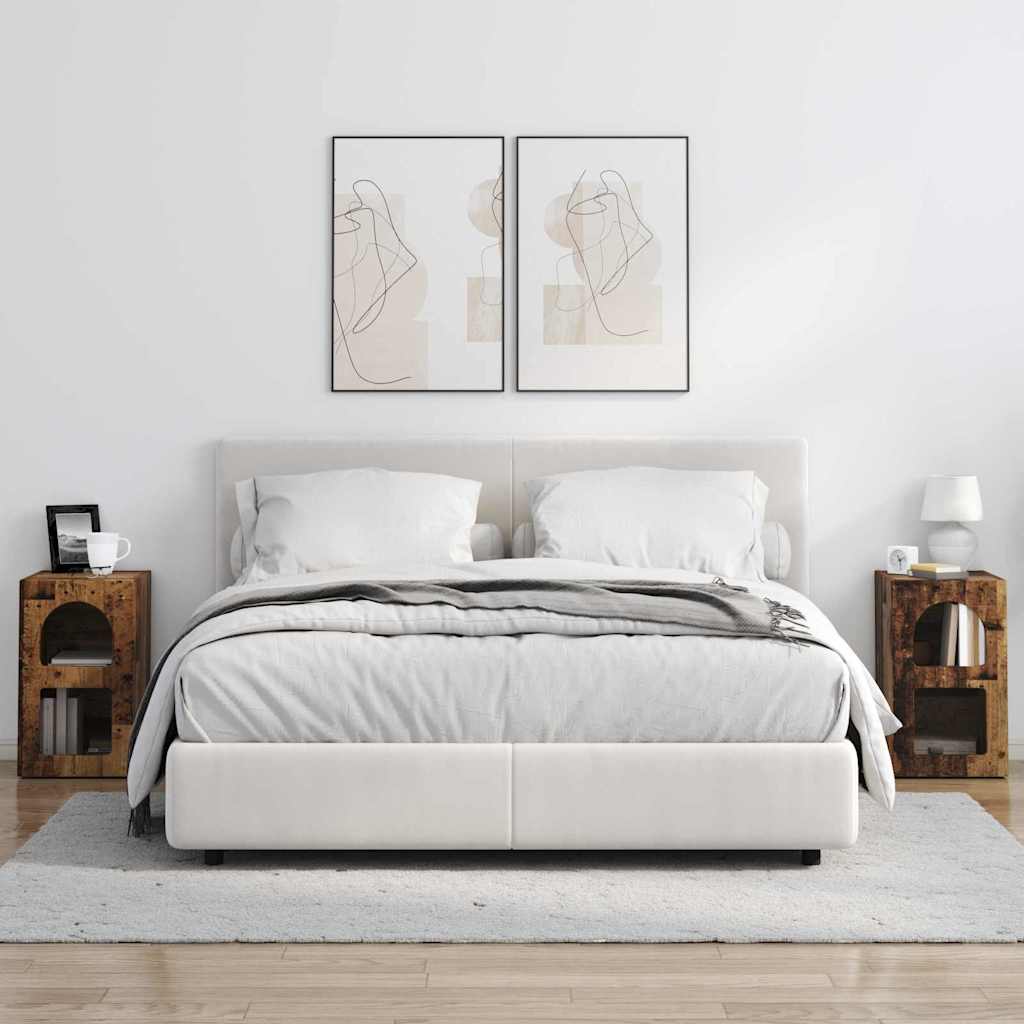 Éjjeli asztal ELST 2 db Öreg fa 29,5 x 33,5 x 50 cm Szerelt Fa