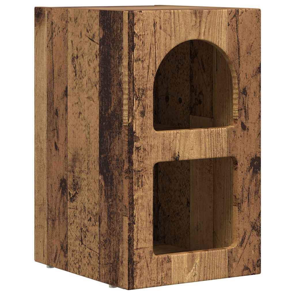 Éjjeli asztal ELST 2 db Öreg fa 29,5 x 33,5 x 50 cm Szerelt Fa