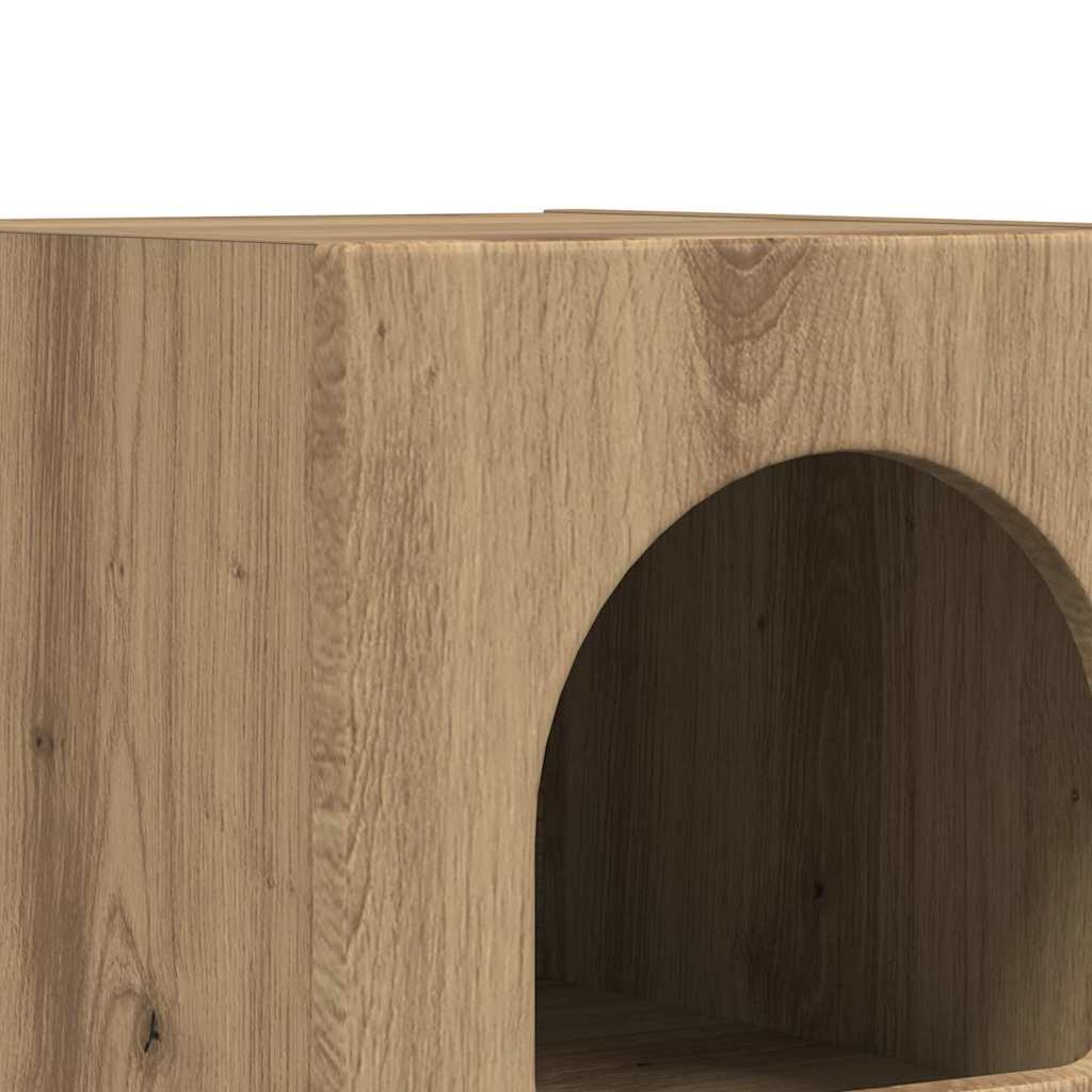Éjjeli asztal ELST 2 db Artisan tölgy 29,5 x 33,5 x 50 cm