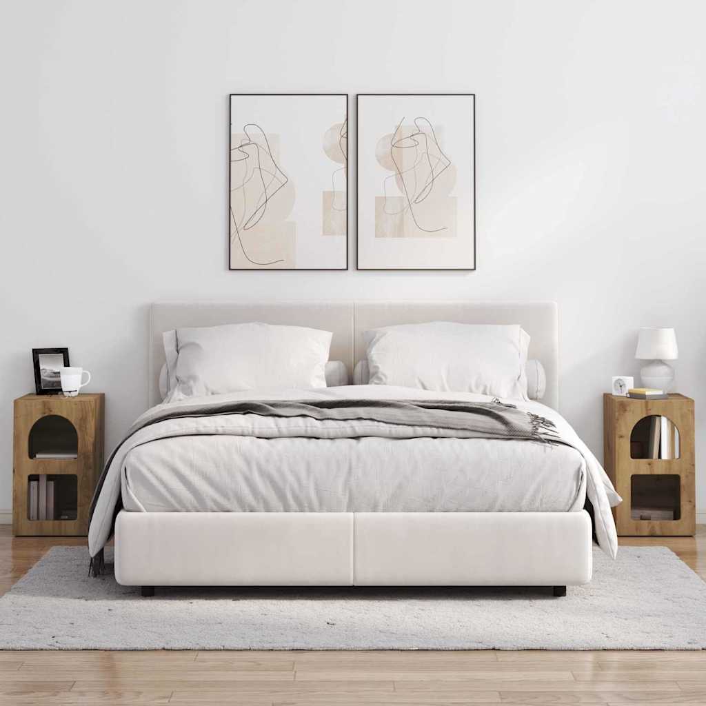 Éjjeli asztal ELST 2 db Artisan tölgy 29,5 x 33,5 x 50 cm