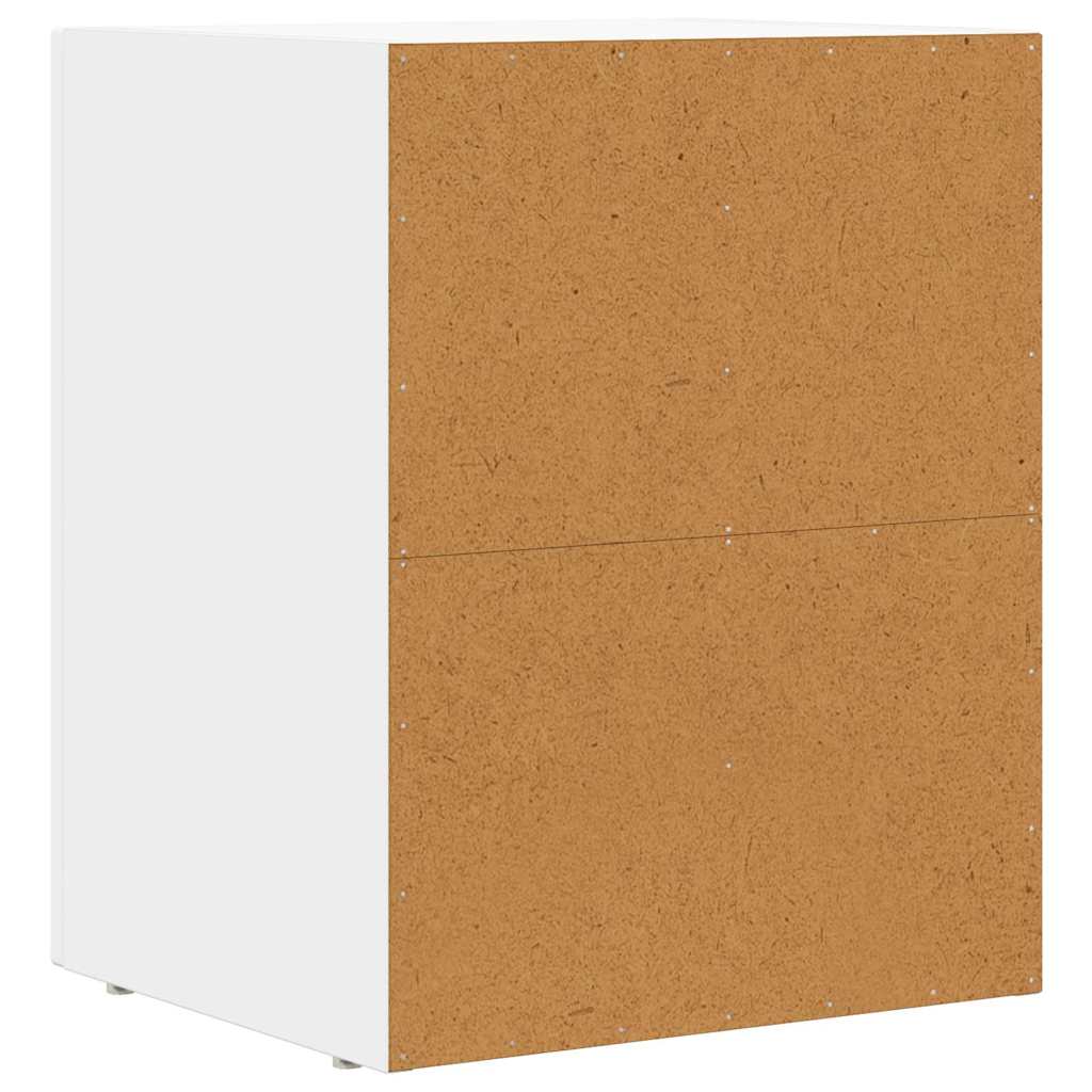 Éjjeli asztal ELST 2 db Fehér 40 x 35 x 50 cm Faanyag