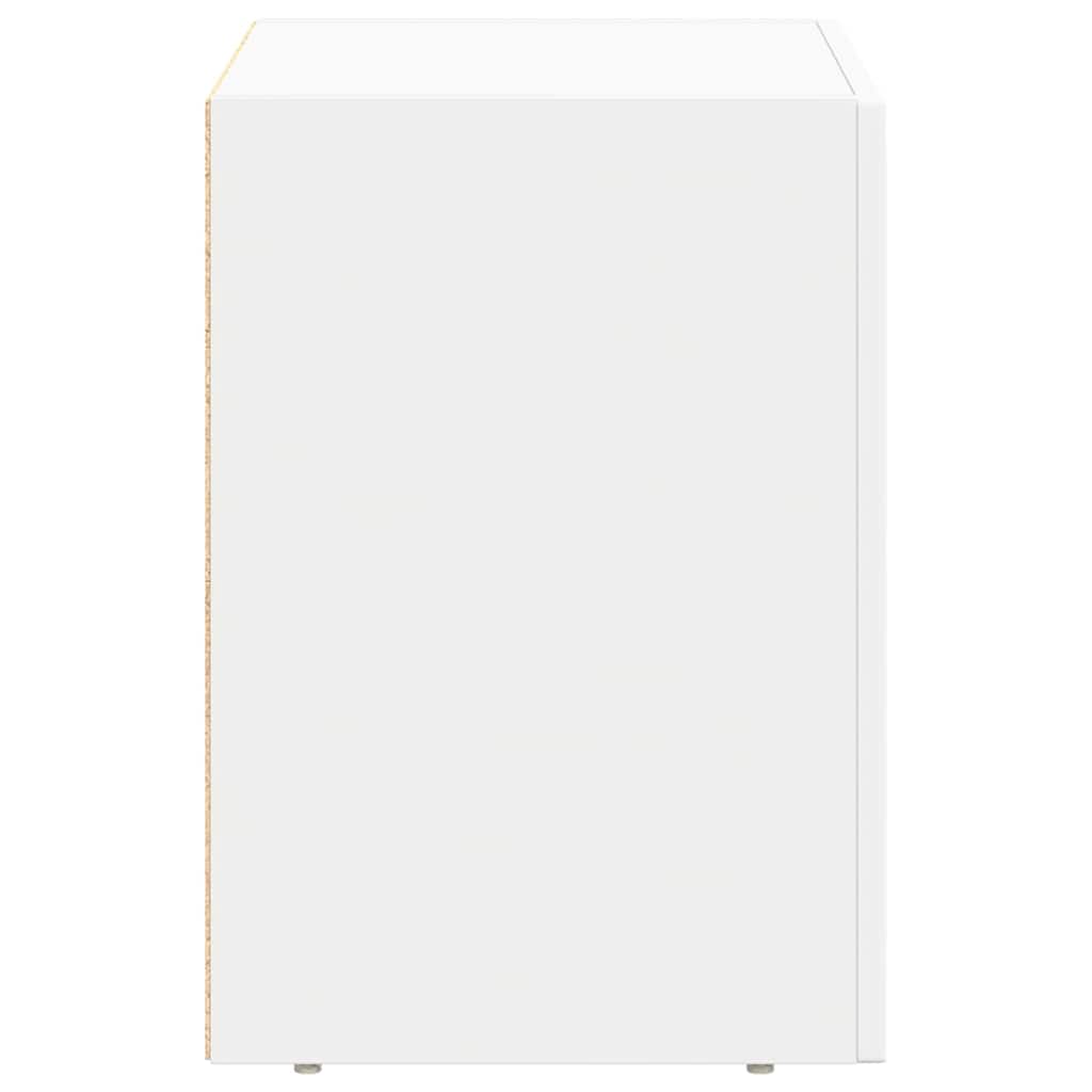 Éjjeli asztal ELST 2 db Fehér 40 x 35 x 50 cm Faanyag