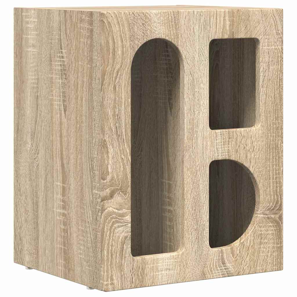 Éjjeli asztal ELST 2 db Sonoma tölgy 40 x 35 x 50 cm Faanyag
