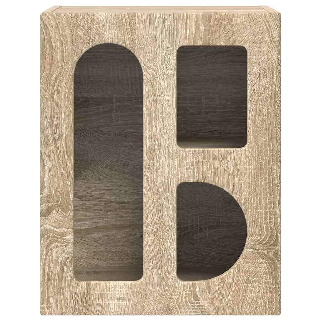 Éjjeli asztal ELST 2 db Sonoma tölgy 40 x 35 x 50 cm Faanyag