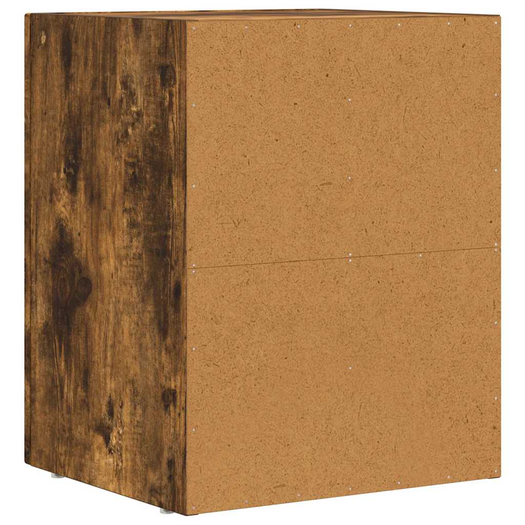 Éjjeli asztal ELST 2 db Füstölt tölgy 40 x 35 x 50 cm