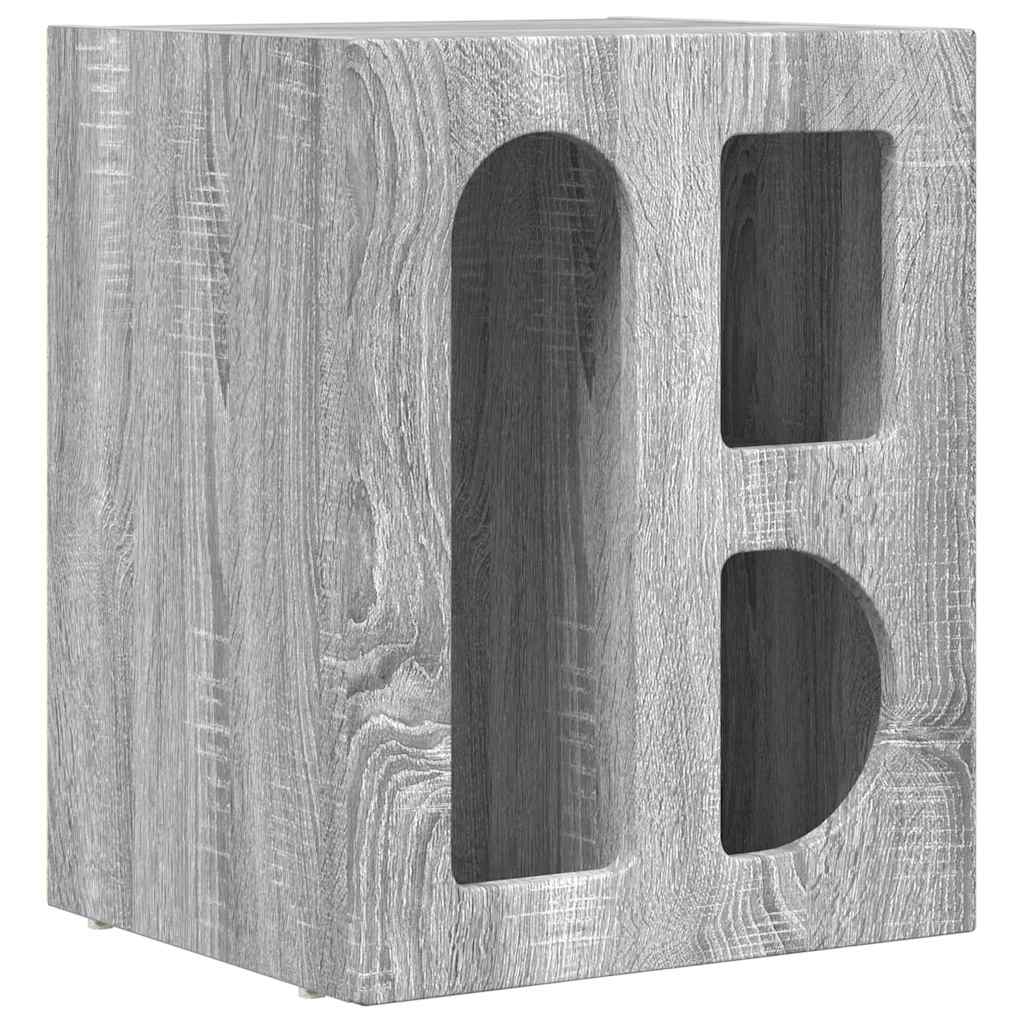 Éjjeli asztal ELST 2 db Szürke Sonoma 40 x 35 x 50 cm