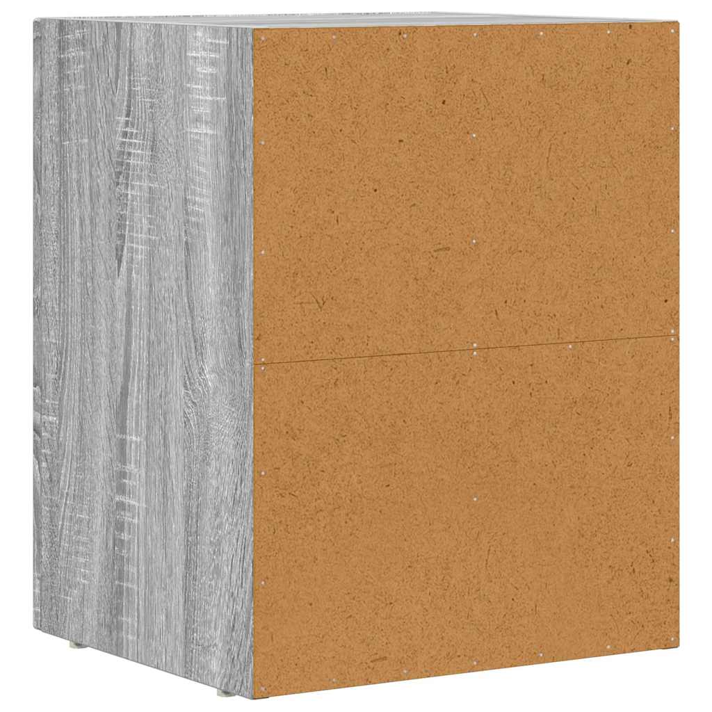 Éjjeli asztal ELST 2 db Szürke Sonoma 40 x 35 x 50 cm