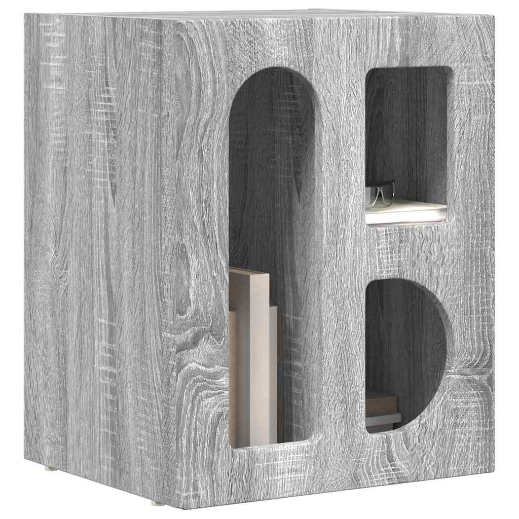 Éjjeli asztal ELST 2 db Szürke Sonoma 40 x 35 x 50 cm