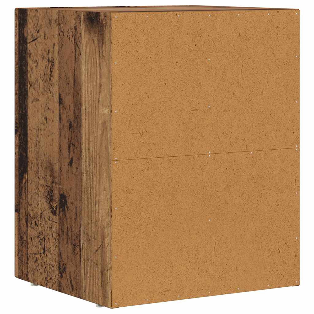 Éjjeli asztal ELST 2 db Öreg fa 40 x 35 x 50 cm Faanyag