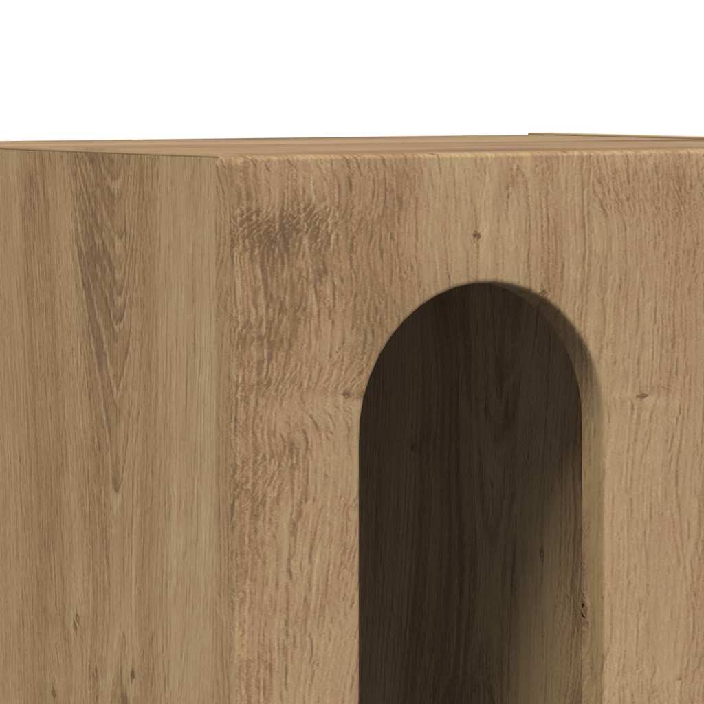 Éjjeli asztal ELST 2 db Artisan tölgy 40 x 35 x 50 cm Faanyag