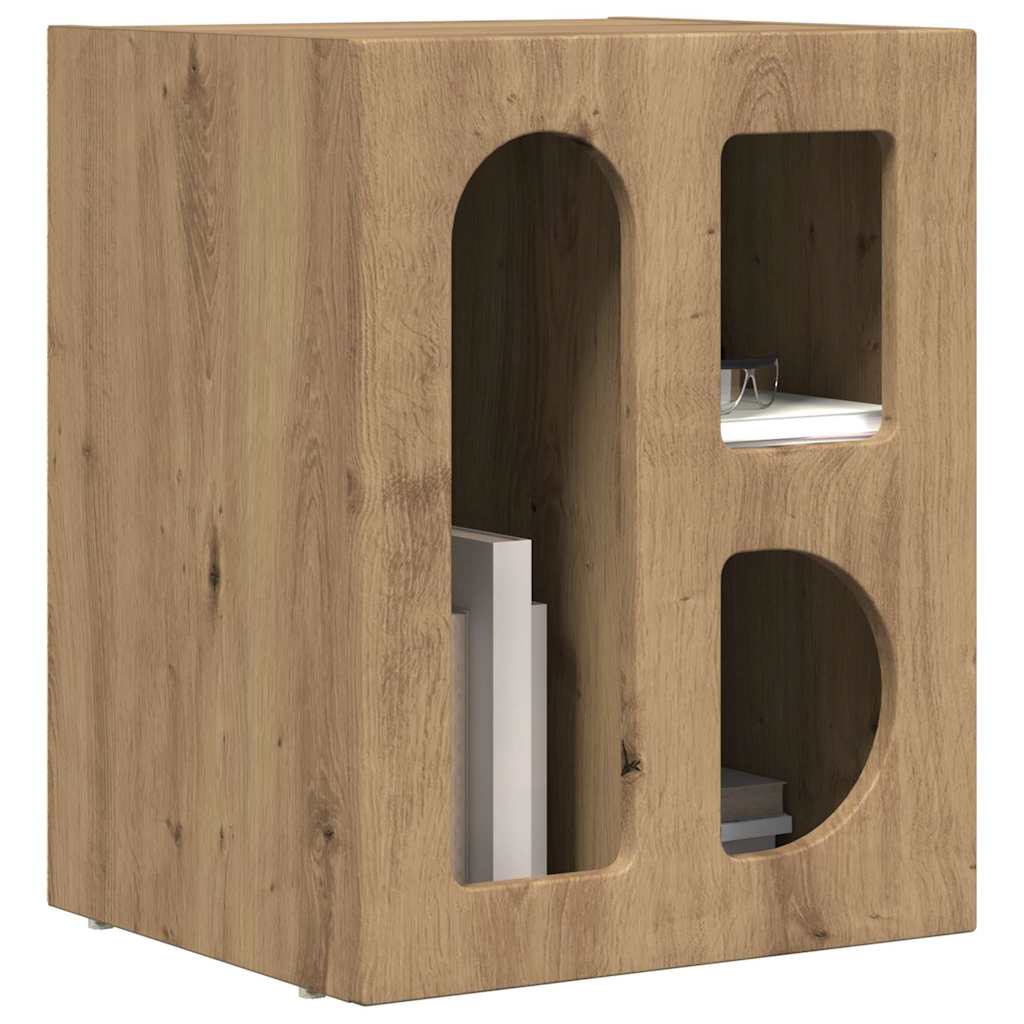 Éjjeli asztal ELST 2 db Artisan tölgy 40 x 35 x 50 cm Faanyag