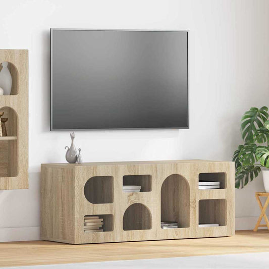 TV szekrény Sonoma tölgy 100 x 35 x 40 cm Faanyag
