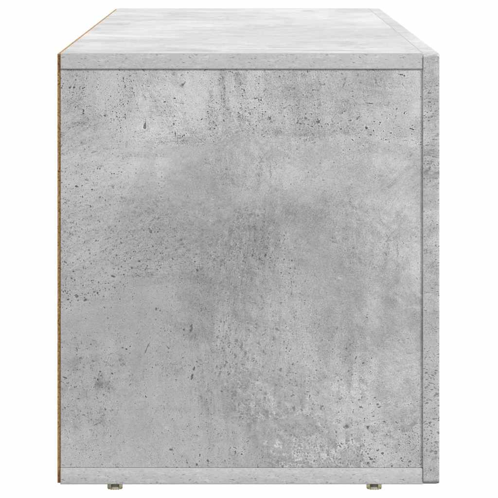 TV szekrény ELST 100 x 35 x 40 cm Beton Szürke Szerelt Fa