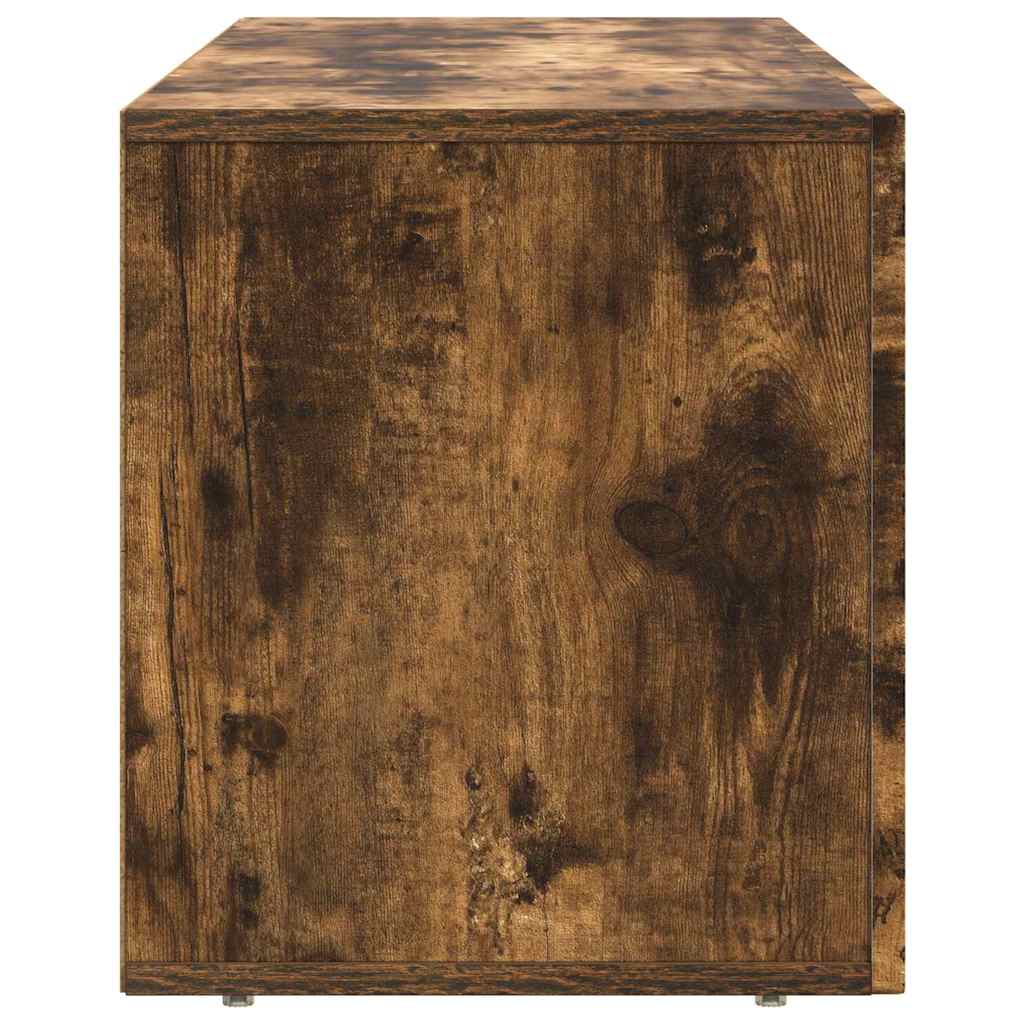 TV szekrény ELST 100 x 35 x 40 cm Füstölt tölgy Szerelt Fa