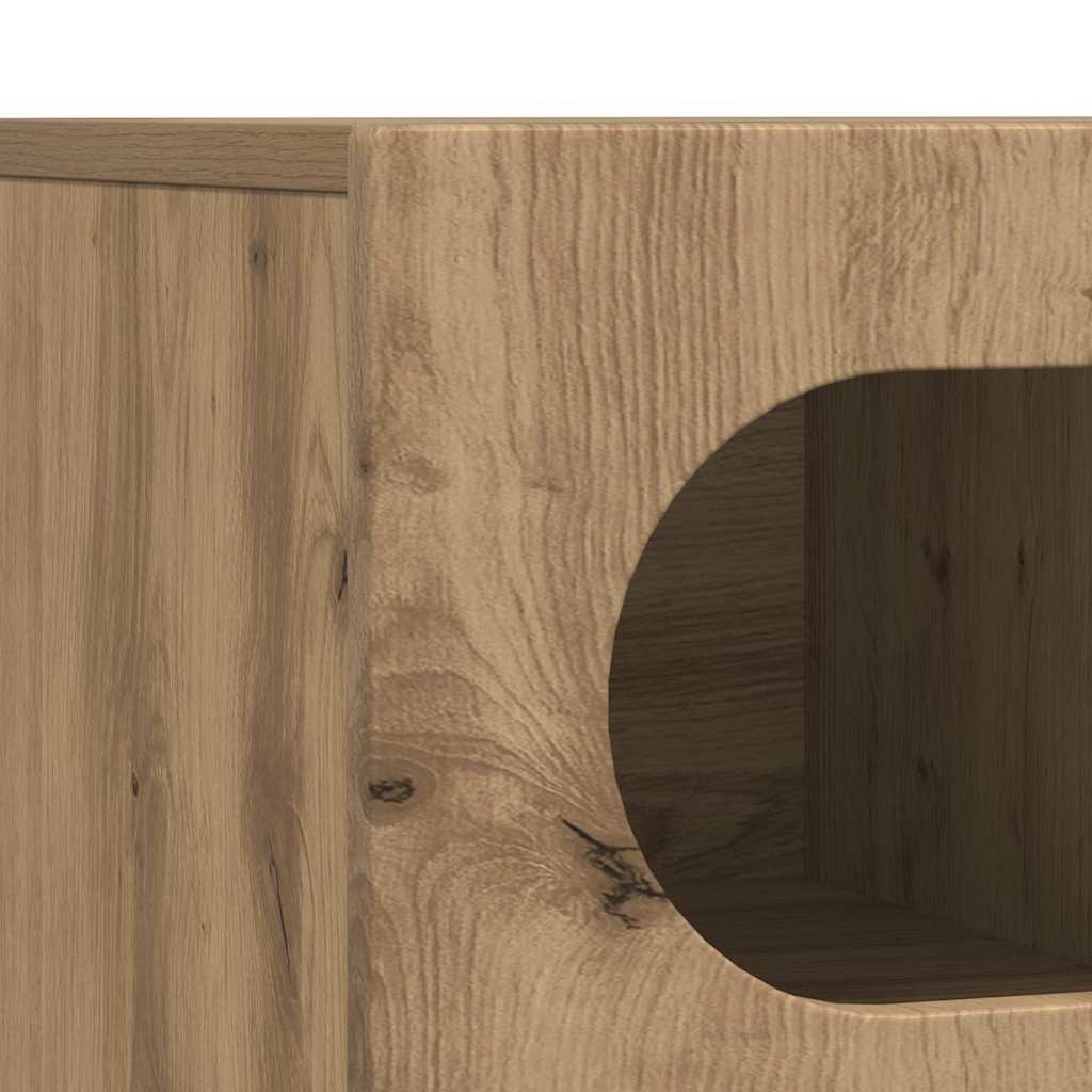 TV szekrény ELST 100 x 35 x 40 cm Artisan tölgy Szerelt Fa