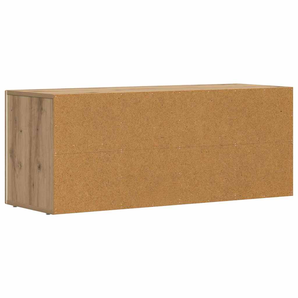 TV szekrény ELST 100 x 35 x 40 cm Artisan tölgy Szerelt Fa