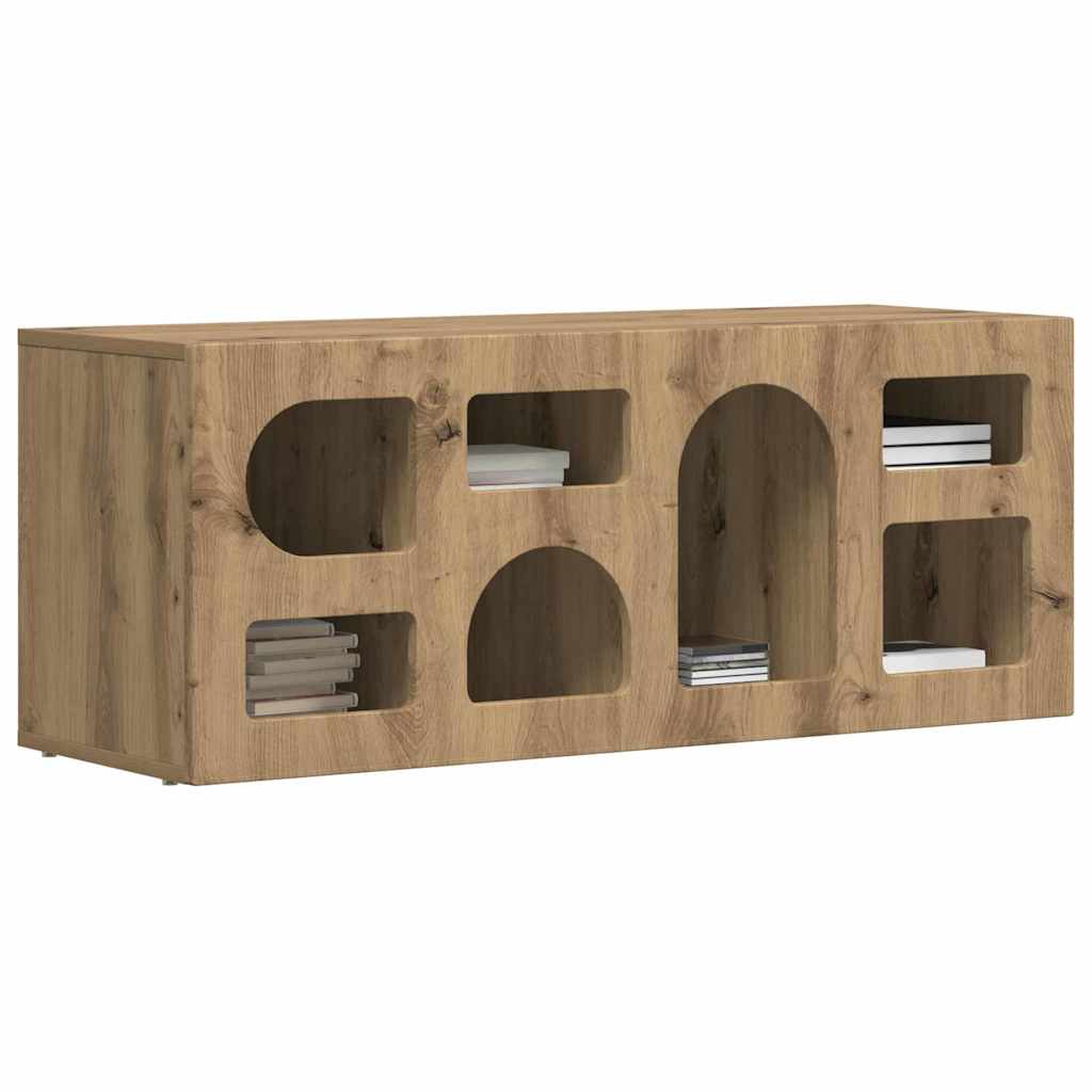 TV szekrény ELST 100 x 35 x 40 cm Artisan tölgy Szerelt Fa