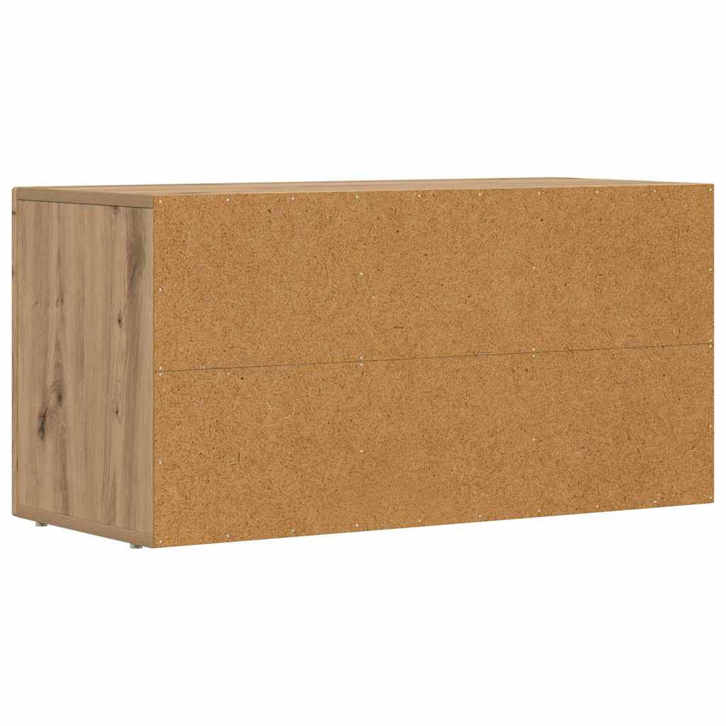 TV szekrény ELST 80 x 35 x 40 cm Artisan tölgy Szerelt Fa