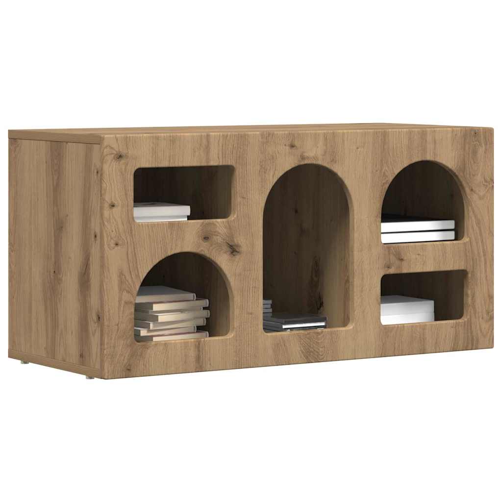 TV szekrény ELST 80 x 35 x 40 cm Artisan tölgy Szerelt Fa