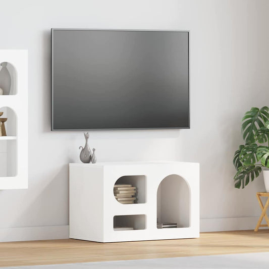 TV szekrény Fehér 60 x 35 x 40 cm Faanyag