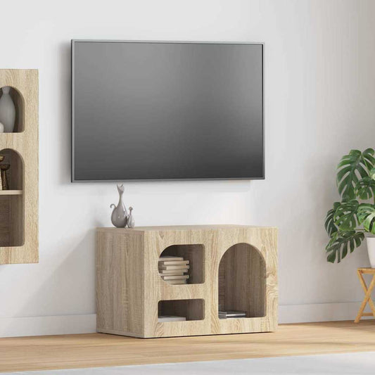TV szekrény Sonoma tölgy 60 x 35 x 40 cm Faanyag