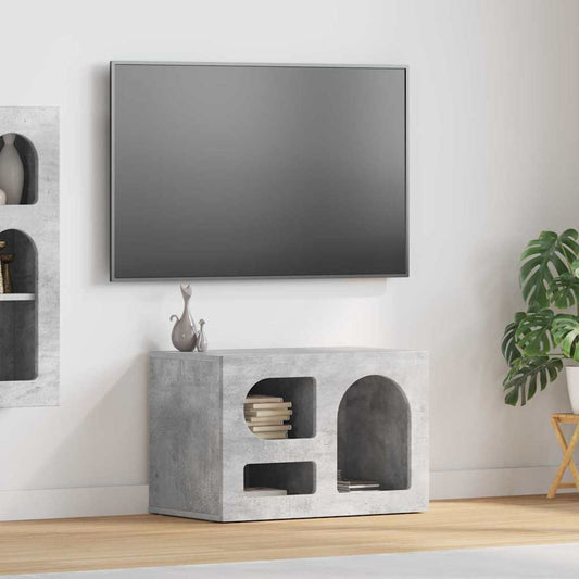 TV szekrény Beton Szürke 60 x 35 x 40 cm Faanyag