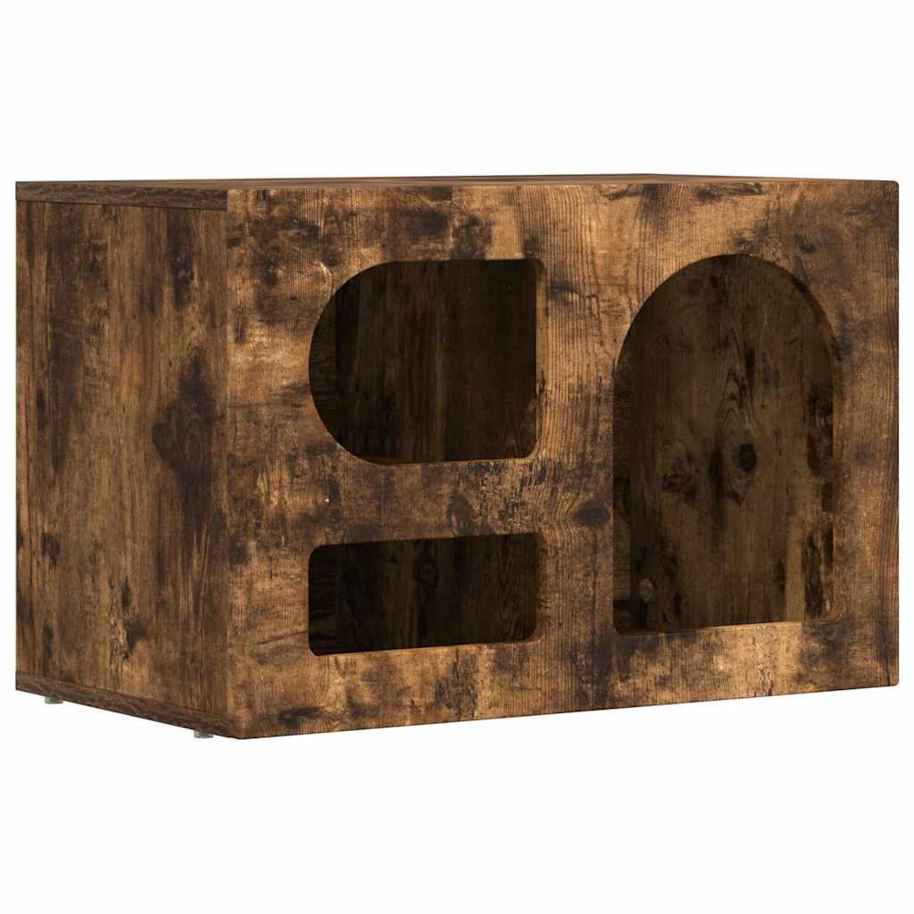 TV szekrény ELST 60 x 35 x 40 cm Füstölt tölgy Szerelt Fa