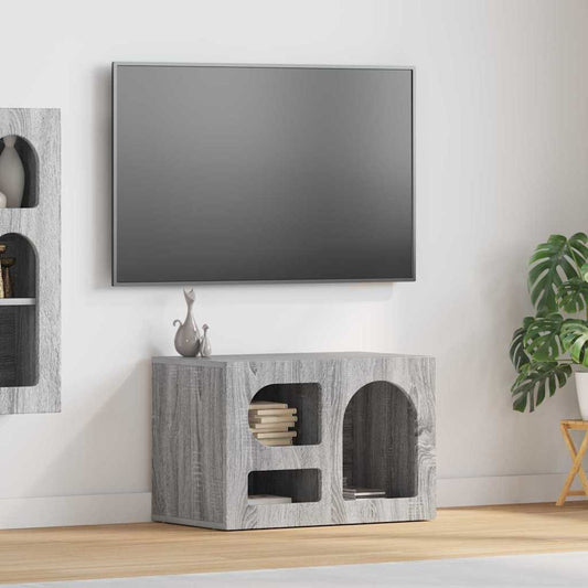 TV szekrény Szürke Sonoma 60 x 35 x 40 cm Faanyag