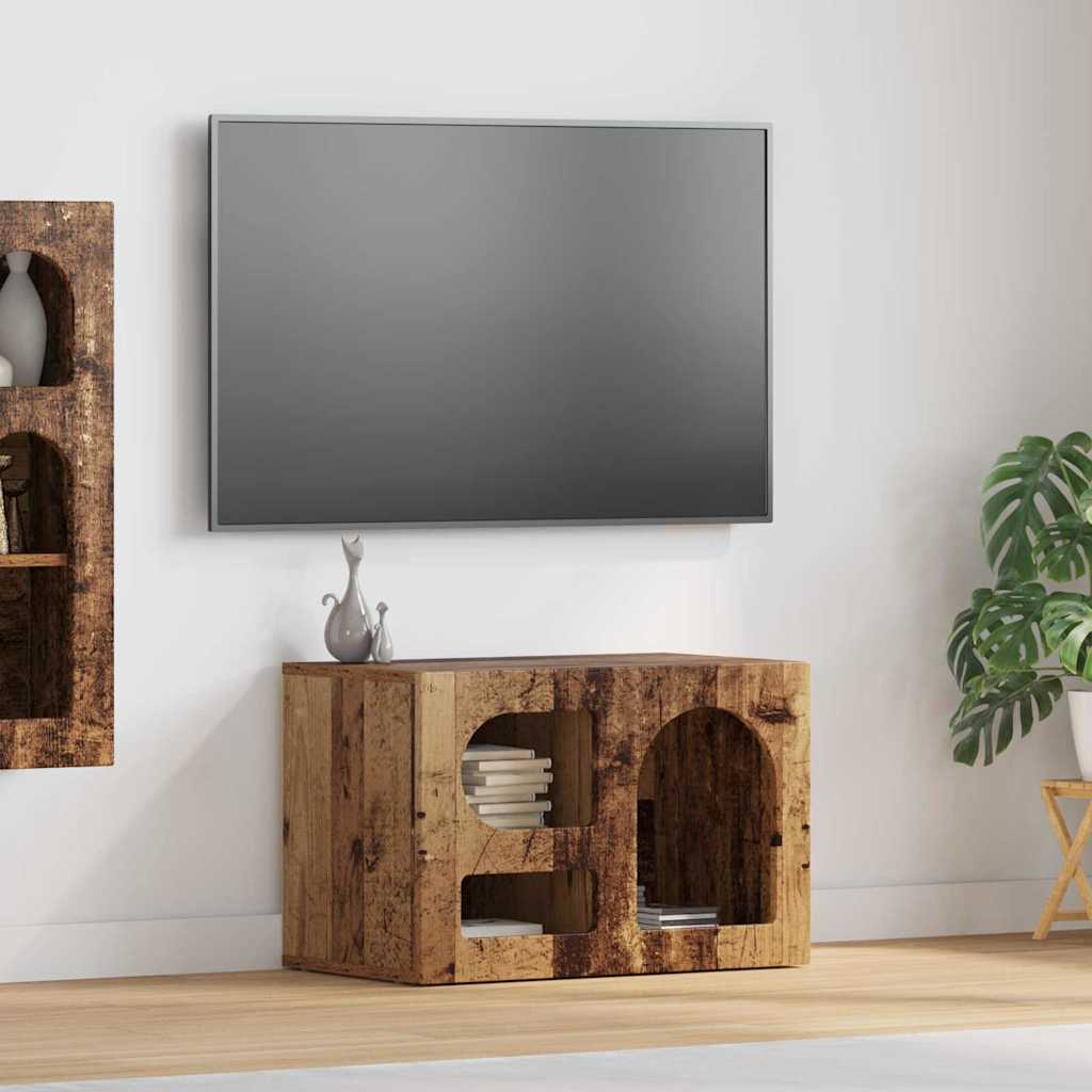 TV szekrény ELST 60 x 35 x 40 cm Öreg fa Faanyag
