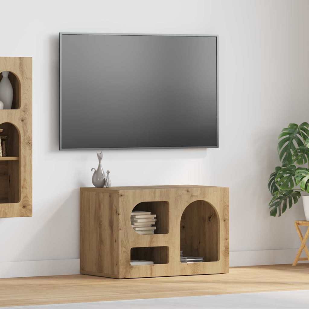 TV szekrény ELST 60 x 35 x 40 cm Artisan tölgy Szerelt Fa