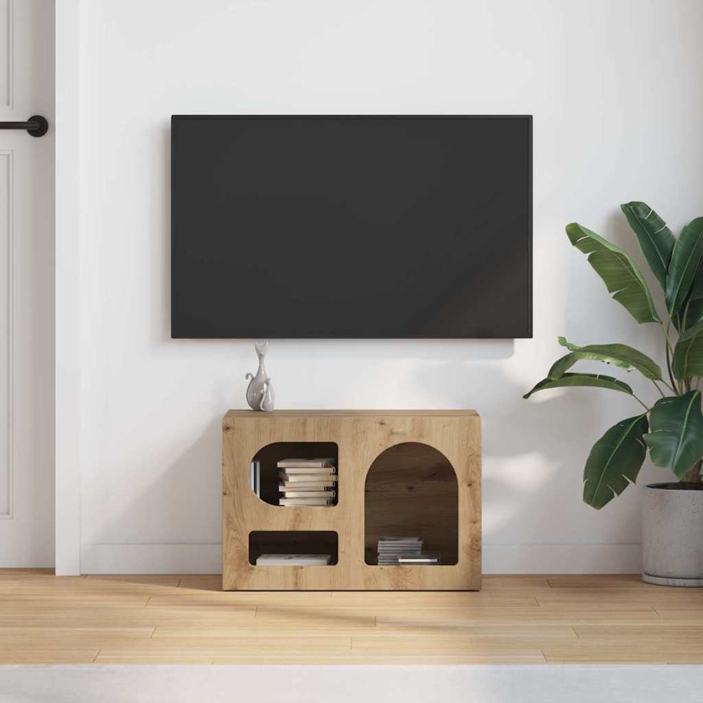 TV szekrény ELST 60 x 35 x 40 cm Artisan tölgy Szerelt Fa