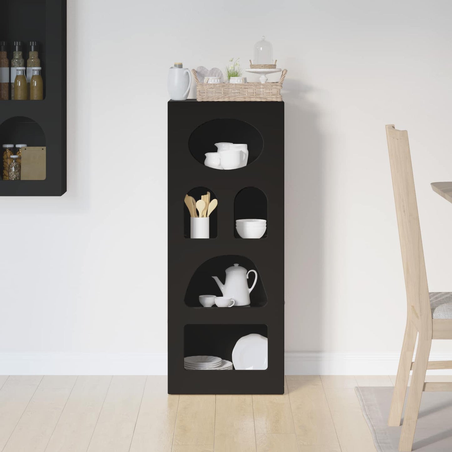 Széf ELST Fekete 40 x 35 x 100,5 cm Szerelt Fa