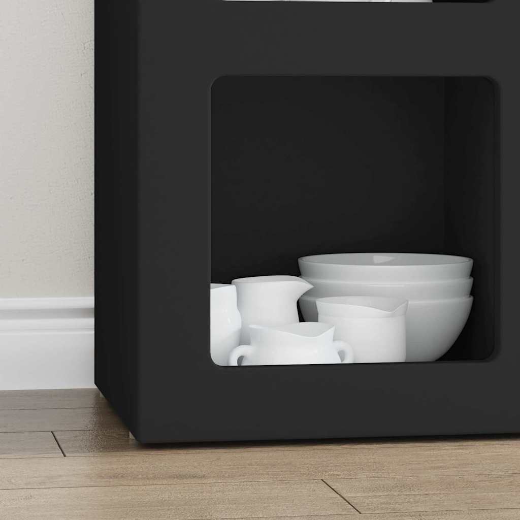 Széf ELST Fekete 59 x 35 x 80.5 cm Szerelt Fa