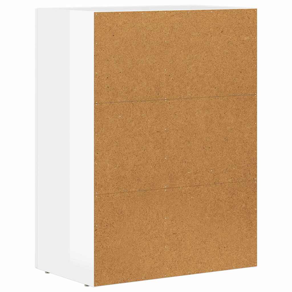 Széf ELST Magas Fényű Fehér 59 x 35 x 80.5 cm Faanyag