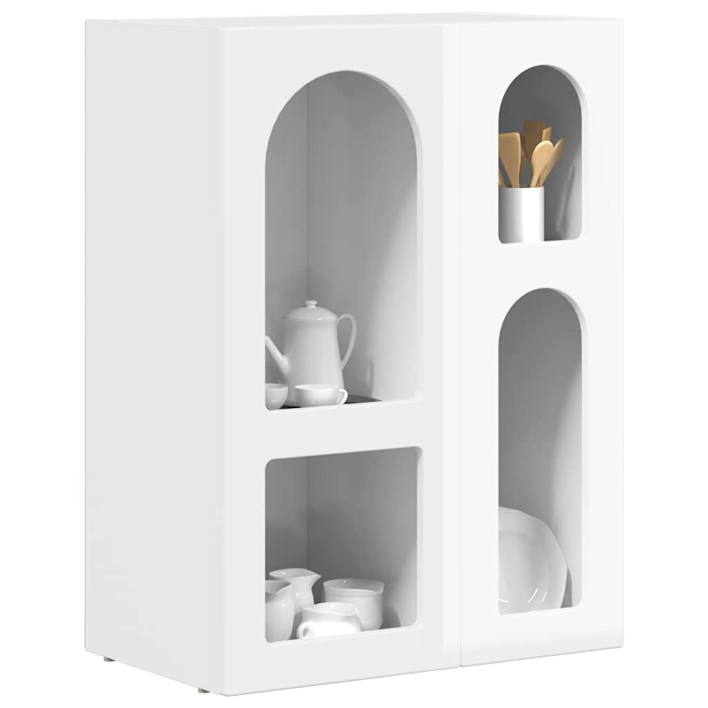 Széf ELST Magas Fényű Fehér 59 x 35 x 80.5 cm Faanyag