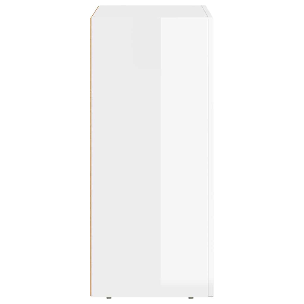 Széf ELST Magas Fényű Fehér 59 x 35 x 80.5 cm Faanyag
