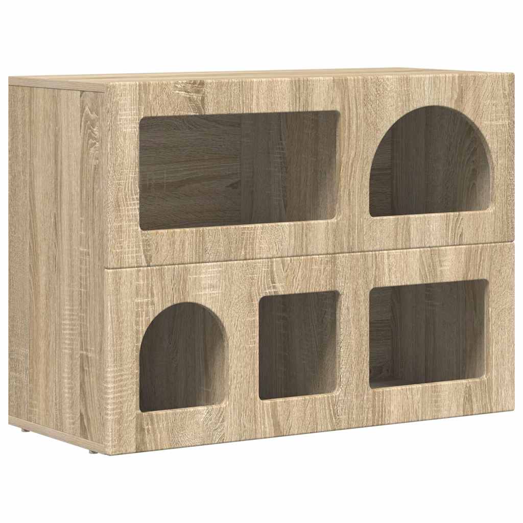 Széf ELST Sonoma tölgy 80,5 x 35 x 59 cm Szerelt Fa
