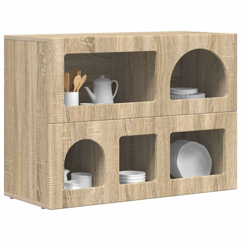Széf ELST Sonoma tölgy 80,5 x 35 x 59 cm Szerelt Fa