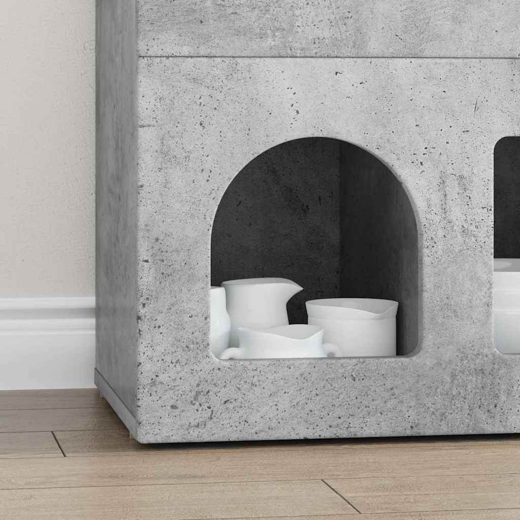 Széf ELST Beton Szürke 80,5 x 35 x 59 cm Szerelt Fa