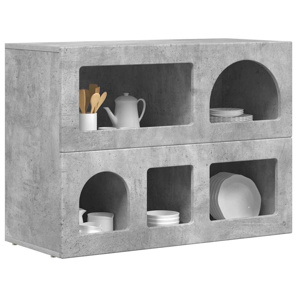 Széf ELST Beton Szürke 80,5 x 35 x 59 cm Szerelt Fa