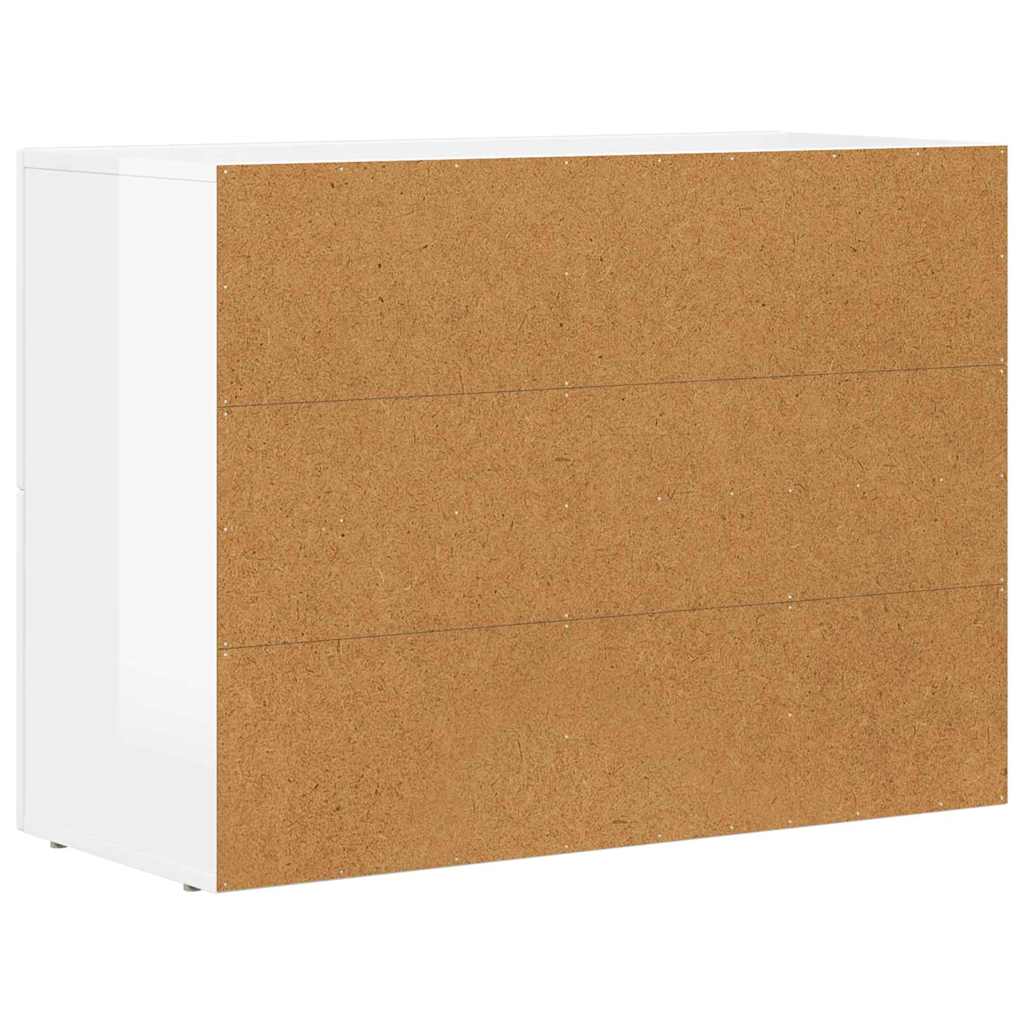 Széf ELST Magas Fényű Fehér 80,5 x 35 x 59 cm Szerelt Fa