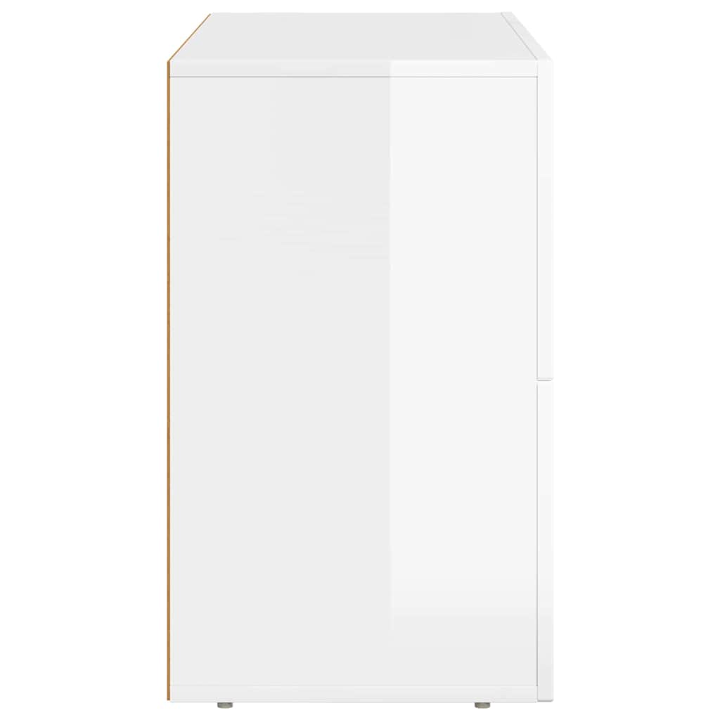 Széf ELST Magas Fényű Fehér 80,5 x 35 x 59 cm Szerelt Fa