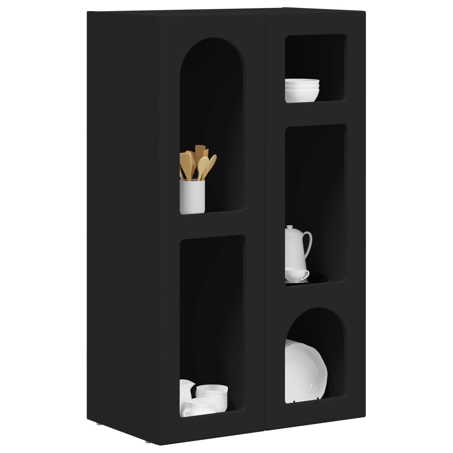 Széf ELST Fekete 59 x 35 x 100,5 cm Szerelt Fa