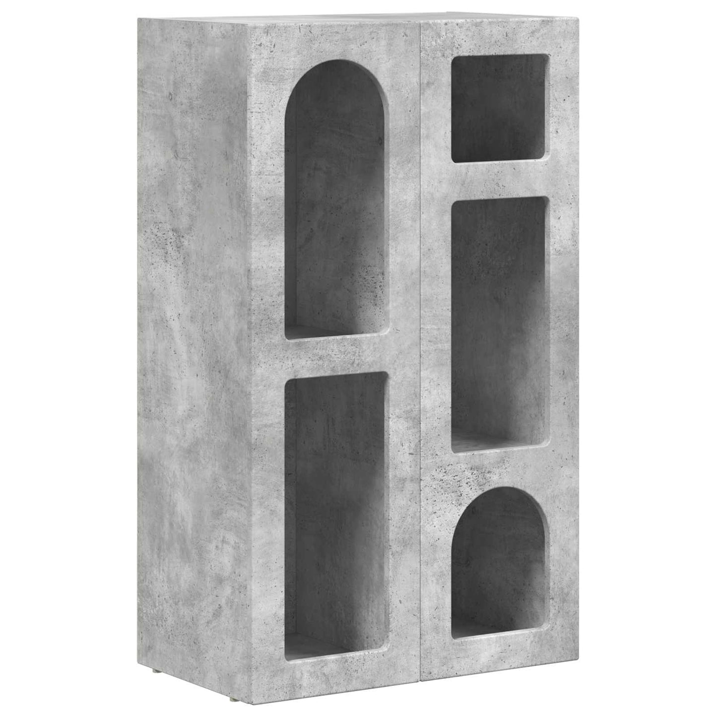 Széf ELST Beton Szürke 59 x 35 x 100,5 cm Szerelt Fa