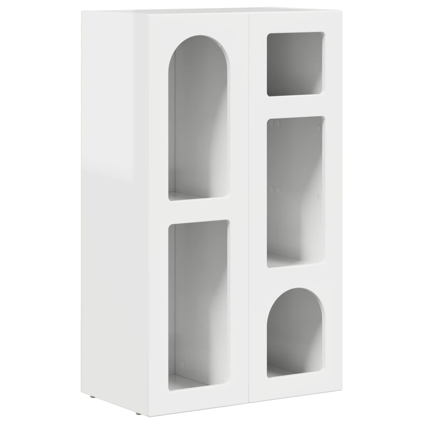 Széf ELST Magas Fényű Fehér 59 x 35 x 100,5 cm Faanyag