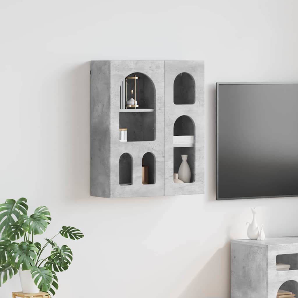 Függő szekrény ELST Betonszürke 59 x 20 x 71,5 cm Szerelt Fa