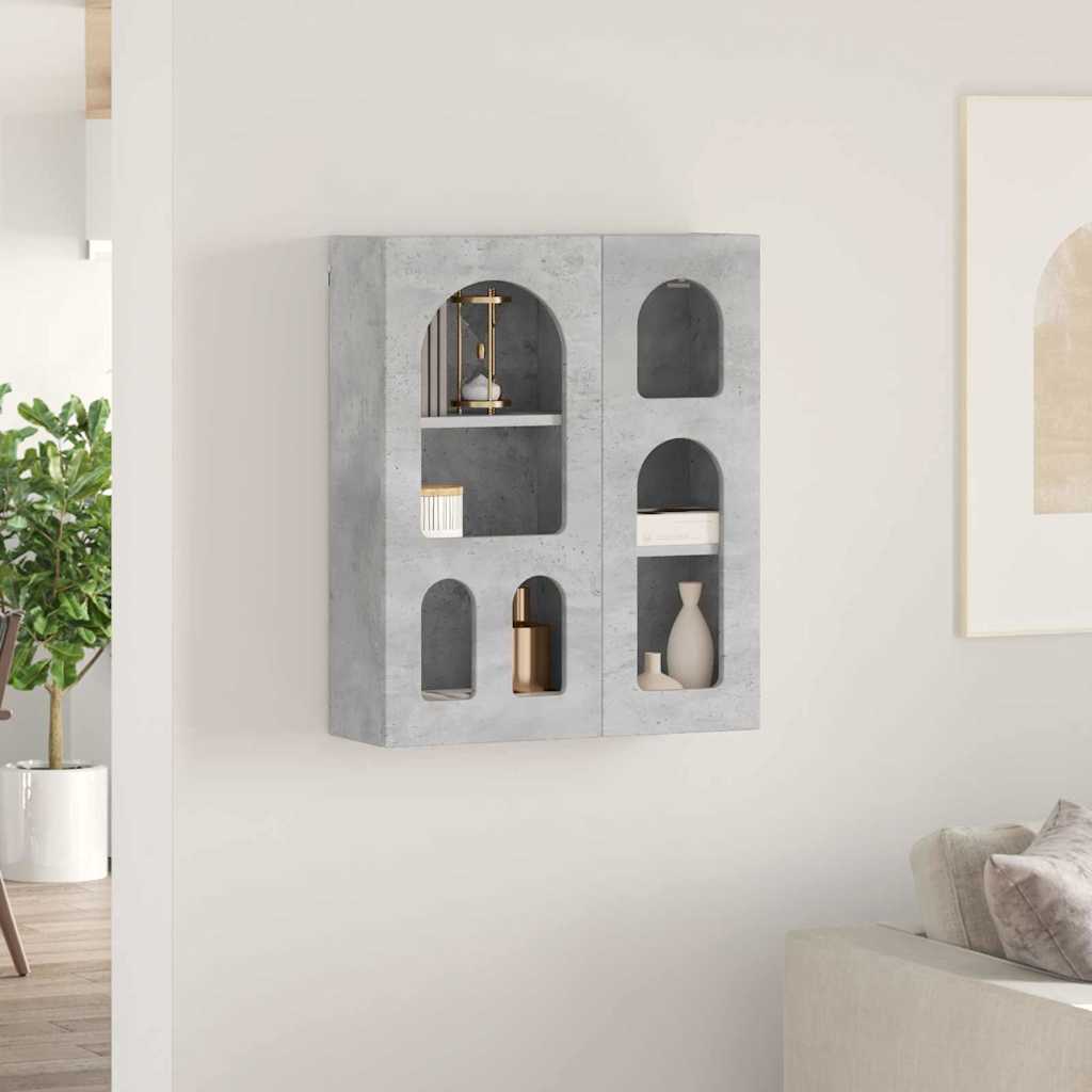 Függő szekrény ELST Betonszürke 59 x 20 x 71,5 cm Szerelt Fa